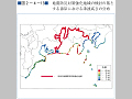 （図２−４−13）地震防災対策強化地域の検討の基とする海岸における津波高さの分布
