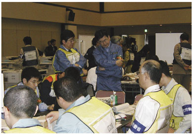 政府における総合防災訓練写真2