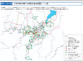 京阪神都市圏の広域防災拠点配置ゾーン図