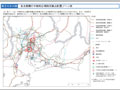 名古屋圏の中核的防災拠点配置ゾーン図