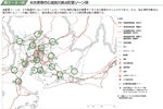 名古屋圏の広域防災拠点配置ゾーン図の図