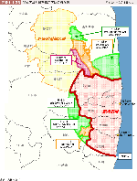 図表1-1-23　警戒区域と避難指示区域の概念図（平成24年6月1日時点）の図表