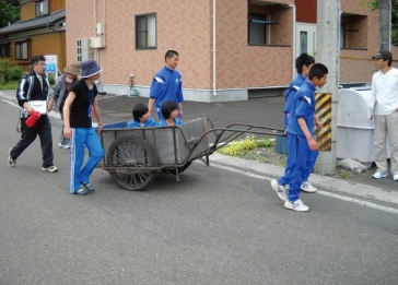 3月11日　東日本大震災の震度分布図（気象庁　提供）