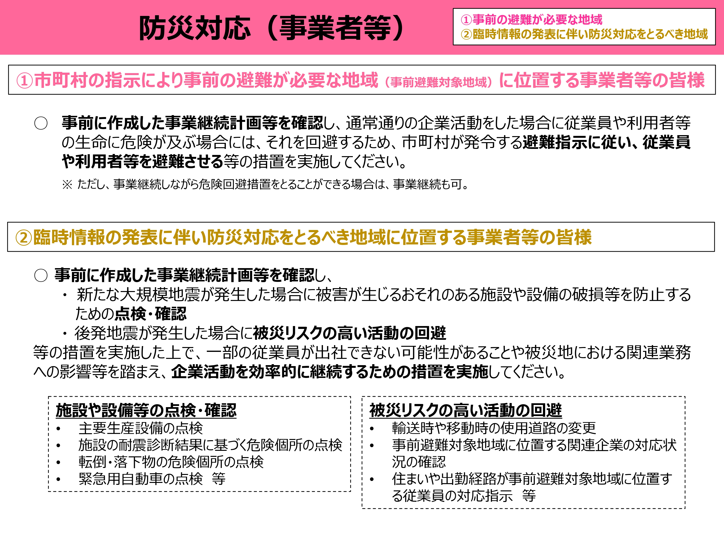 巨大地震警戒対応