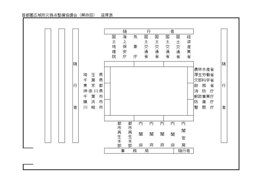 座席表