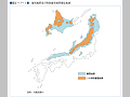 （図２−７−１）豪雪地帯及び特別豪雪地帯指定地域