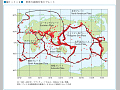 世界の震源分布とプレート