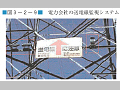 電力会社の送電線監視システム