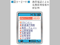 携帯電話による危機管理情報の配信例