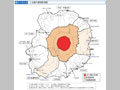 三宅島の規制区域図