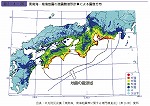 東南海・南海地震の強震動波形計算による震度分布