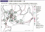 名古屋圏の広域防災拠点配置ゾーン図