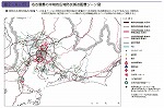 名古屋圏の中核的広域防災拠点配置ゾーン図