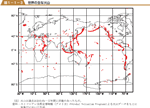 世界の主な火山の図