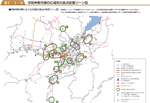 京阪神都市圏の広域防災拠点配置ゾーン図