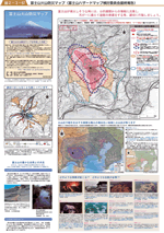 富士山火山防災マップ（富士山ハザードマップ検討委員会最終報告）の図