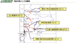 検討対象とした活断層の図