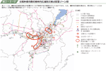 京阪神都市圏の基幹的広域防災拠点配置ゾーン図の図