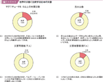 図１−１−１ 世界の災害に比較する日本の災害の図