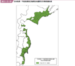 図２−３−２６ 日本海溝・千島海溝周辺海溝型地震防災対策推進地域の図