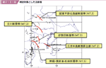 図２−３−３０ 検討対象とした活断層の図