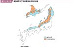 図２−３−６９ 豪雪地帯及び特別豪雪地帯指定地域の図