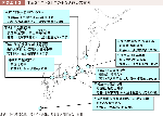 図表2-1-3　平成21年〜23年の主な大雨災害事例の図表