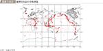図表1-0-2　世界の火山の分布状況の図表