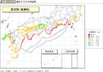 図表1-3-36　最大クラスの津波高の図表