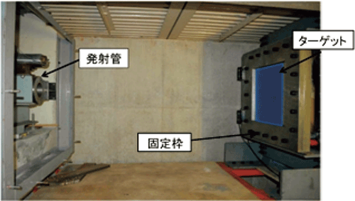 図1　防衛大学校　衝撃実験施