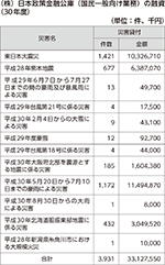 （株）日本政策金融公庫（国民一般向け業務）の融資（30年度）