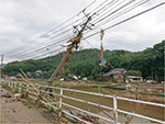 熊本県（球磨村）の浸水被害（内閣府資料）