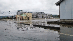 佐賀県武雄市の六角川氾濫の被害（内閣府資料）