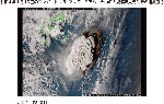 令和４年１月15日のフンガ・トンガ-フンガ・ハアパイ火山の大規模噴火発生時の衛星画像
