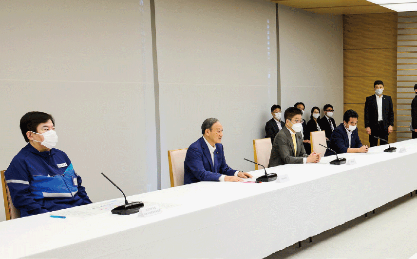 8月11日からの大雨に関する関係閣僚会議（第１回）（内閣府資料）