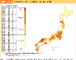 図表1-10-1　都道府県防災会議における委員に占める女性の割合