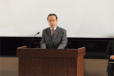 谷内閣府特命担当大臣（防災）による開会挨拶