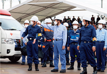 九都県市合同防災訓練と連携した現地調査訓練