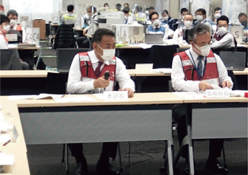 南海トラフ地震を想定した緊急災害現地対策本部運営訓練（九州）