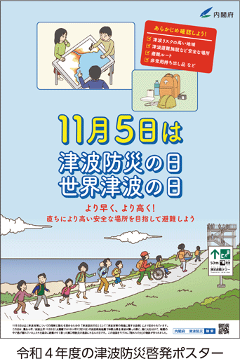 令和４年度の津波防災啓発ポスター