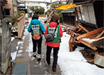 保健師による巡回訪問（輪島市）