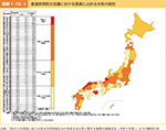 図表1-10-1　都道府県防災会議における委員に占める女性の割合