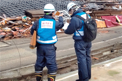 TEC-FORCEによる判定対象の確認（珠洲市）