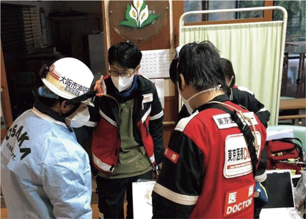 DMATによる医療支援（輪島市）