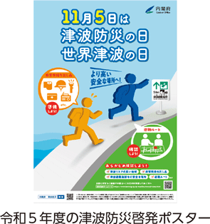 令和５年度の津波防災啓発ポスター
