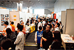 熊本城ホールのブース展示の様子