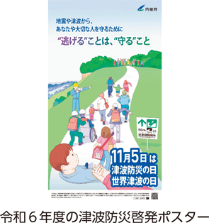 令和6年度の津波防災啓発ポスター