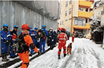積雪寒冷下での訓練