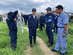 坂井内閣府特命担当大臣(防災)(当時)による熊本県・鹿児島県の被災現場の視察