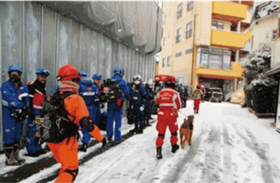 積雪寒冷下での訓練